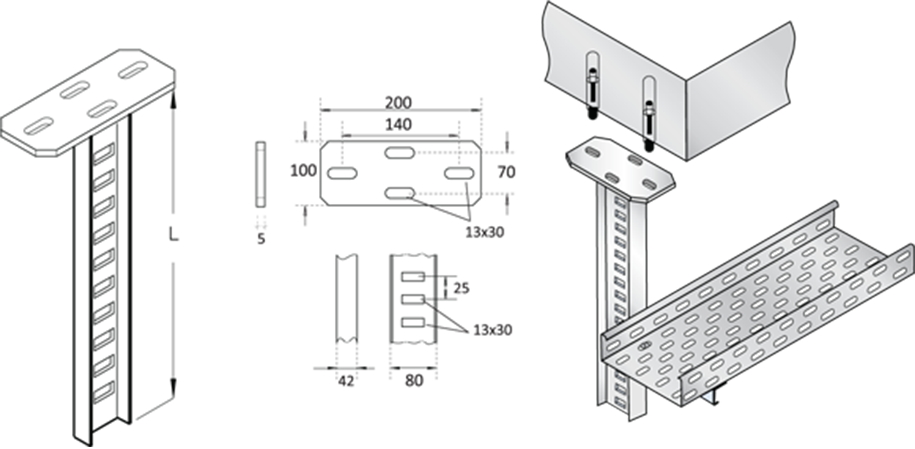 Cable Support Channel - Kivolt Construction Materials